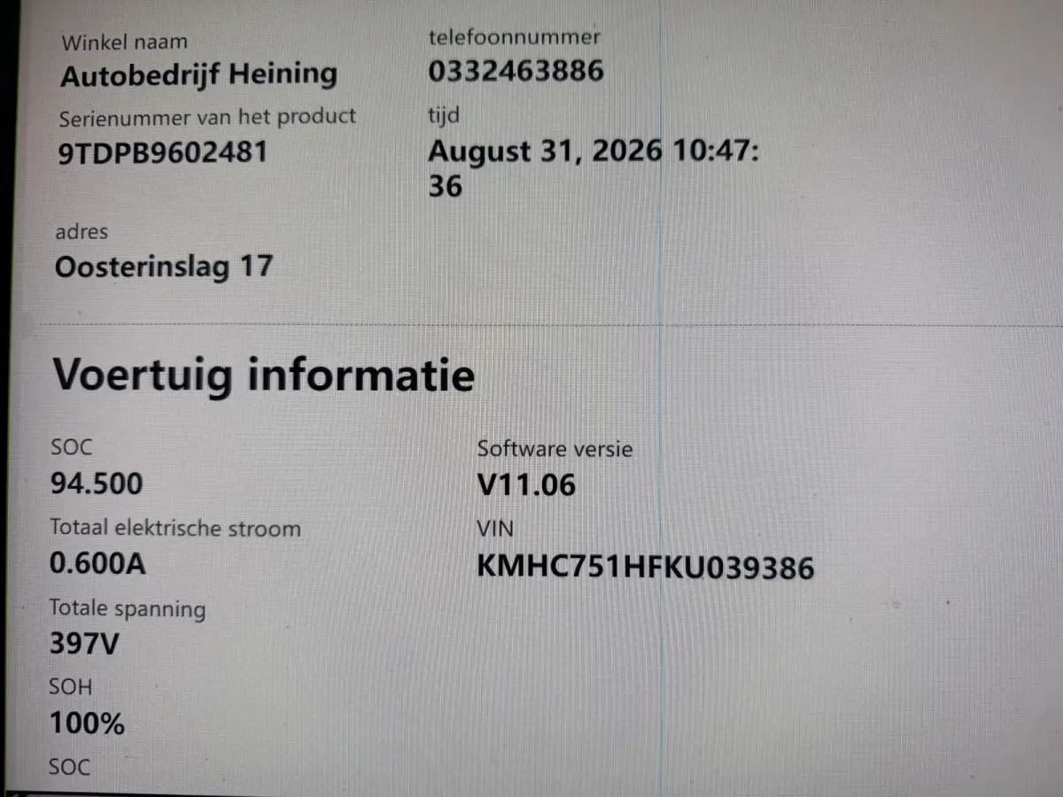 Comfort EV Camera. Navi. Apple-carplay. Baterrij 100%