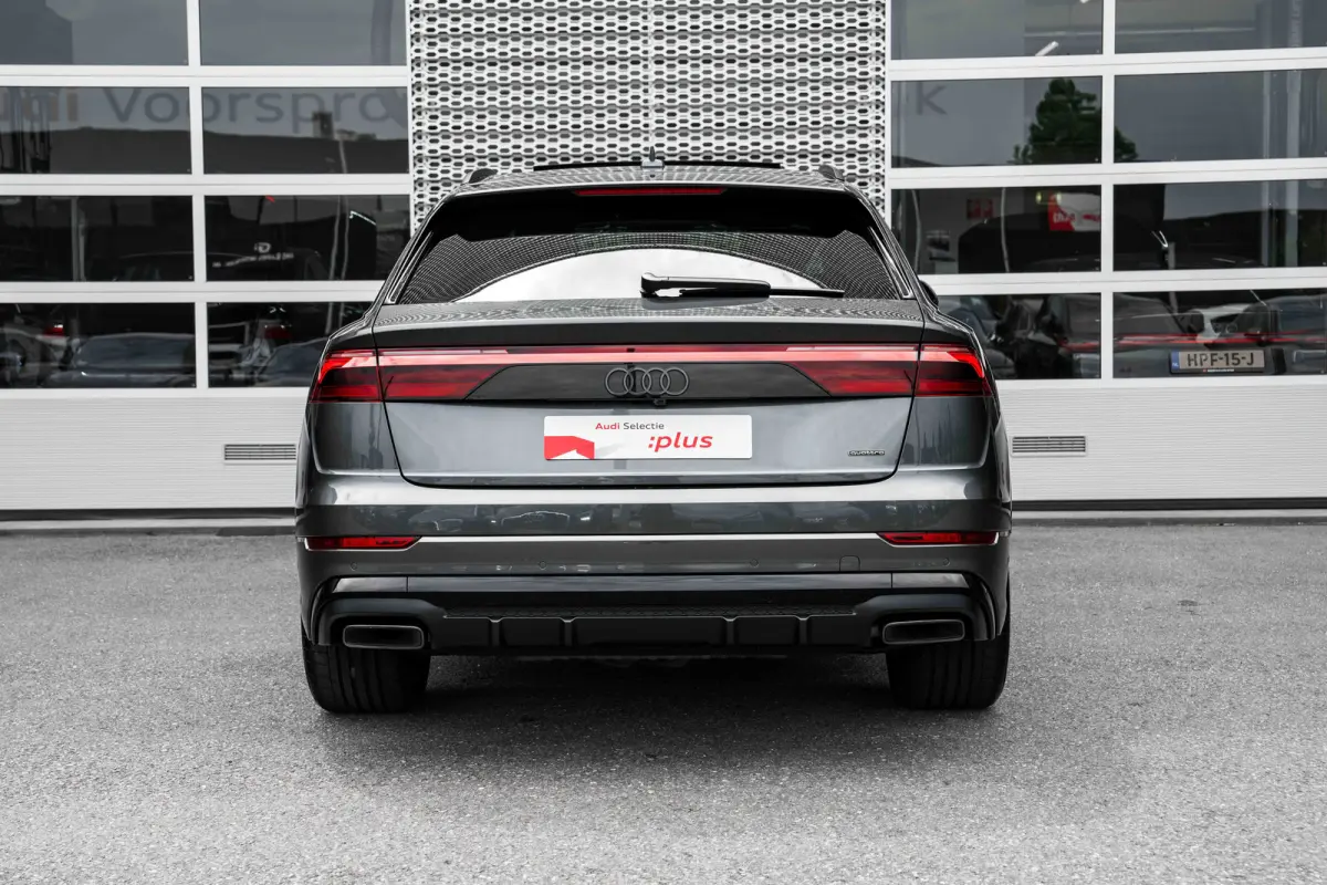 55 TFSI e quattro Pro Line | Panoramadak | Trekhaak | HUD | Bang & Olufsen | Nachtzichtassistent | | Achteruitrijcamera | Audio installatie premium | Dodehoek detectie