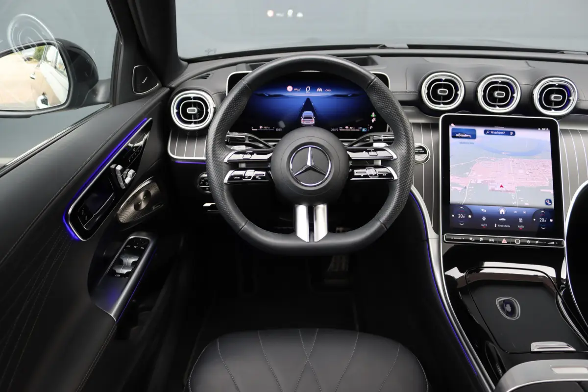 400 e 4MATIC AMG Line | Distronic+ | Panoramadak | Nappa Leder | Burmester | Memory | Digital Light | HUD | Verwarmd Stuurwiel | Keyless Go | Surround Camera |