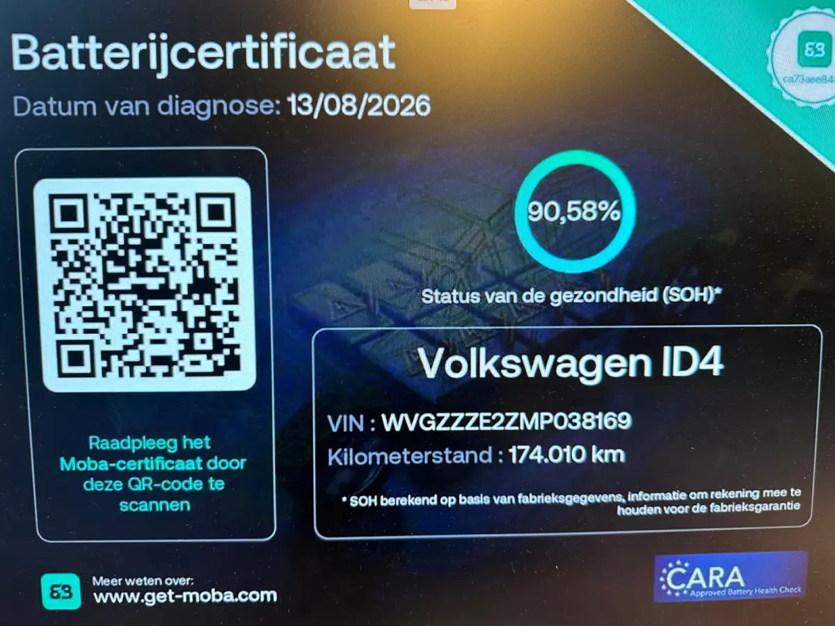 77 kWh SOH 90% Volkswagen ID.4 Life Auto 5d + Warmtepomp TREKHAAK