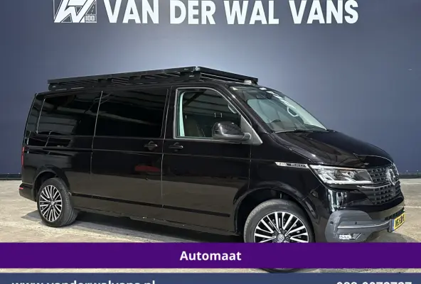 2.0 TDI 200pk Automaat L2H1 Bulli inrichting Euro6 Airco | Camera | 2500kg Trekhaak | Imperiaal | Apple Carplay | LED Adaptieve Cruisecontrol, Android Auto LM Velgen, Lederen bekleding, Stoe