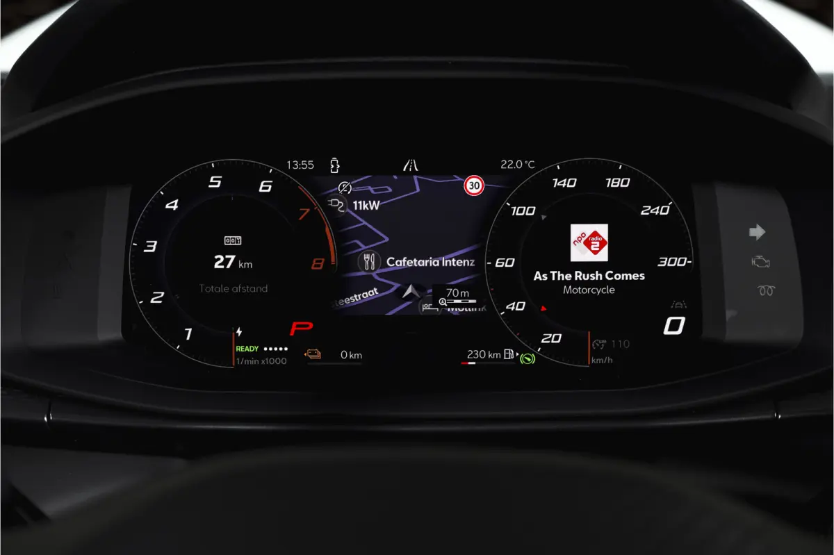 1.5 TSI e-Hybrid 272 PK VZ Performance | S/K-Panodak | Elek. Trekhaak | Matrix LED | Sennheiser | Elek. stoelen | Adapt. Cruise | Stoel-+Stuurverw. | 360 Camera | NAV+App. Connect | ECC | LM