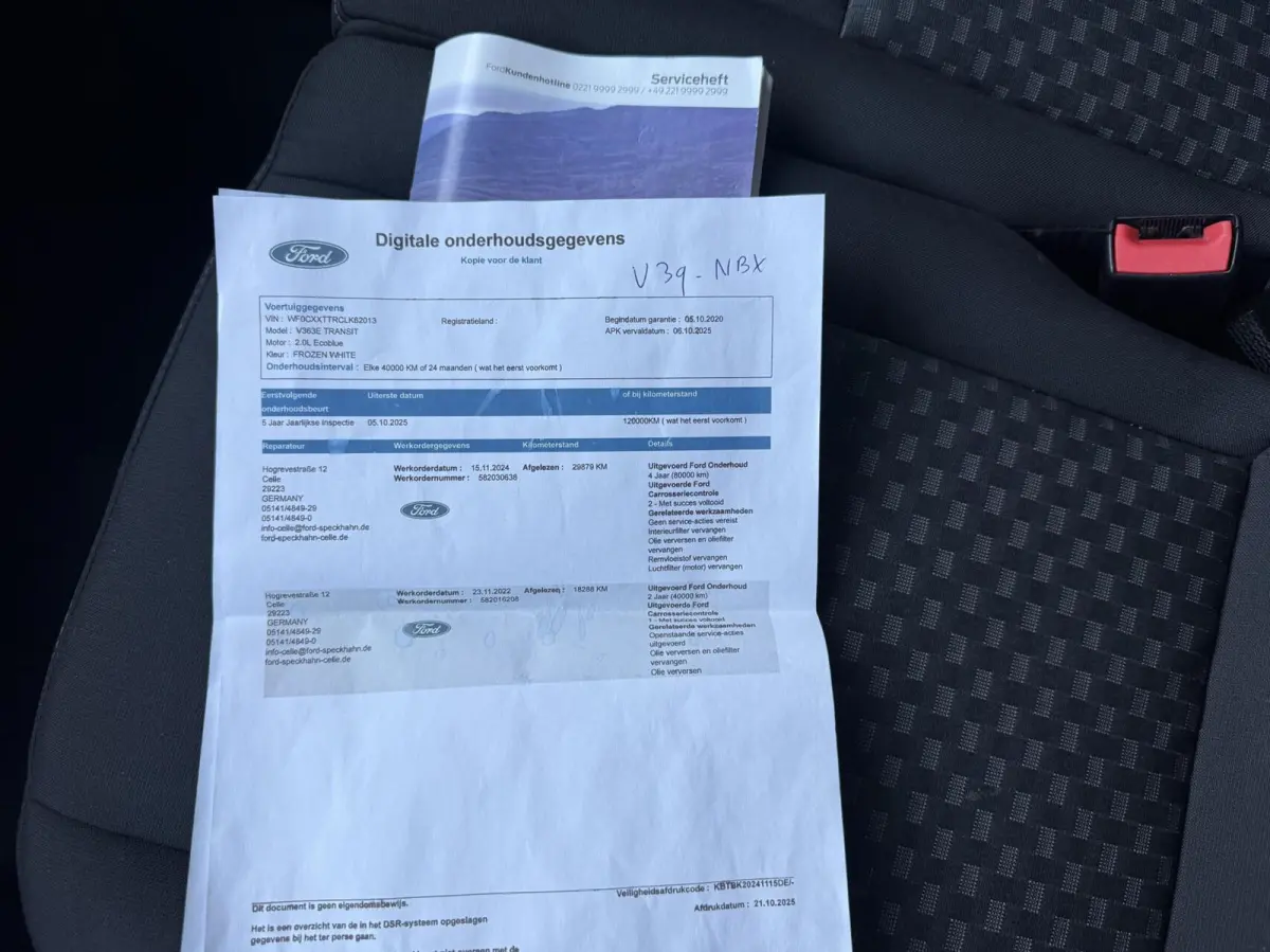310 2.0 TDCI L2 DC 7 Pers.Airco Trekhaak 2800Kg