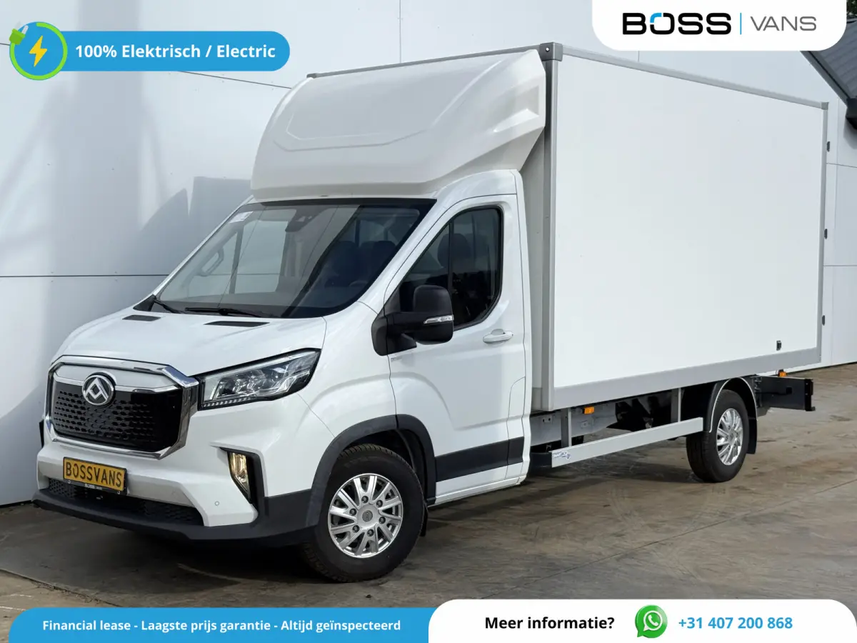 65kWh 204PK Elektrisch! 171km WLTP Elektrische Bakwagen Achterdeuren Airco ACC Carplay Camera Parkeersensoren Voor Meubelbak Koffer