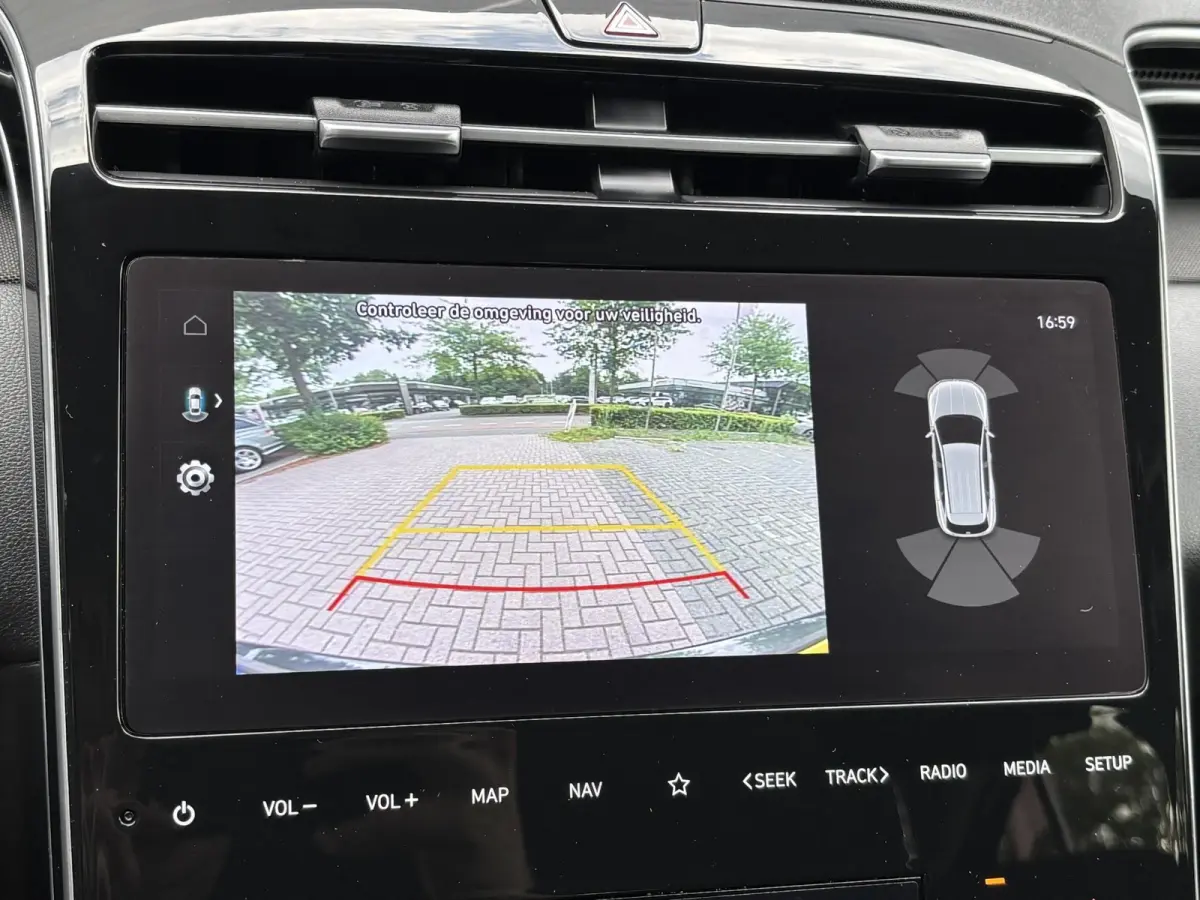 1.6 T-GDI HEV Comfort Smart / Afneembare Trekhaak / 1650 kg Trekgewicht / Stoel en Stuurverwarming / Navigatiesysteem / Apple Carplay / Android Auto / Adaptieve Cruise Control / Achteruitrij