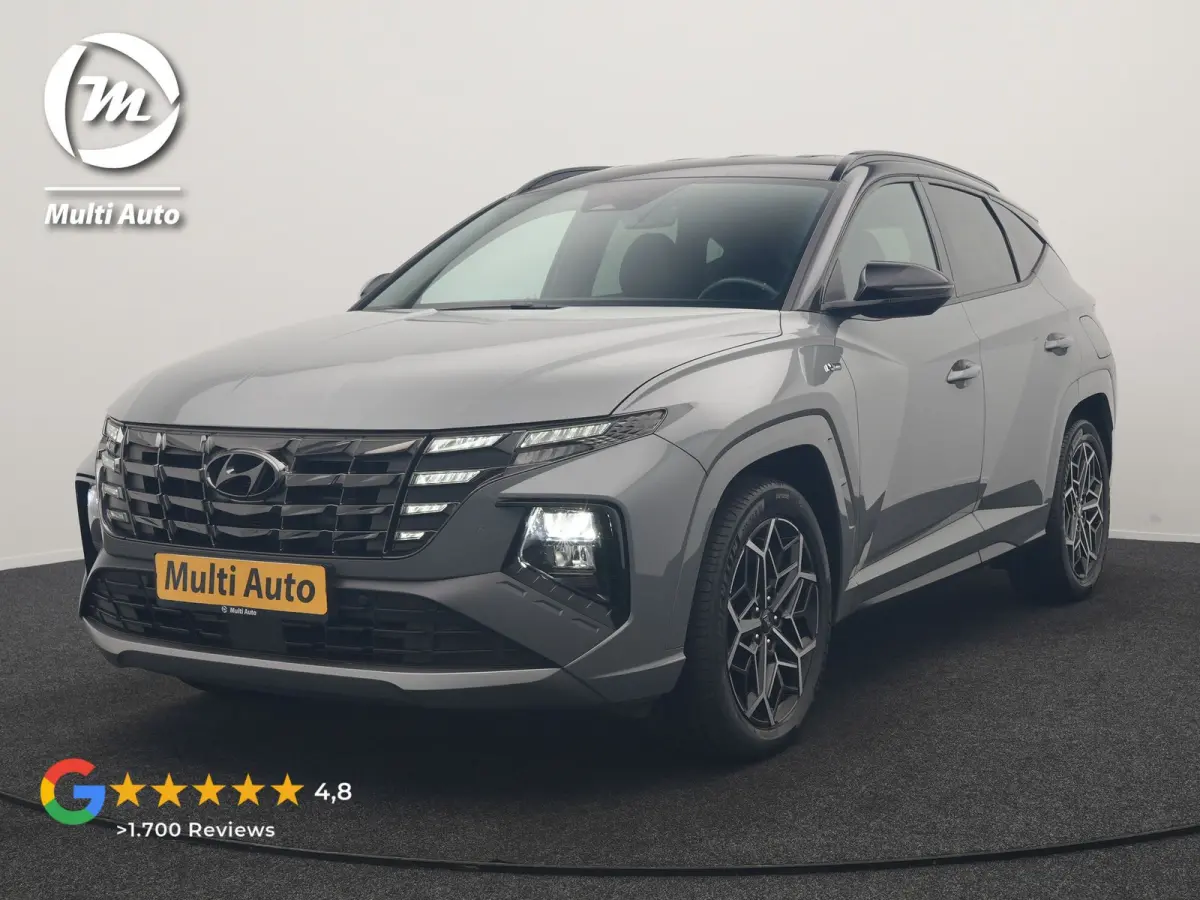 1.6 T-GDI N Line 4WD PHEV 265pk Dealer O.H | Adaptive Cruise | Camera | Alcantara Sportstoelen & Stuur Verwarmd | Krell Audio | Apple Carplay | Keyless | Blis | 19"L.M | Navigatie | DAB | Pl
