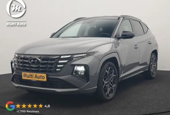1.6 T-GDI N Line 4WD PHEV 265pk Dealer O.H | Adaptive Cruise | Camera | Alcantara Sportstoelen & Stuur Verwarmd | Krell Audio | Apple Carplay | Keyless | Blis | 19"L.M | Navigatie | DAB | Pl