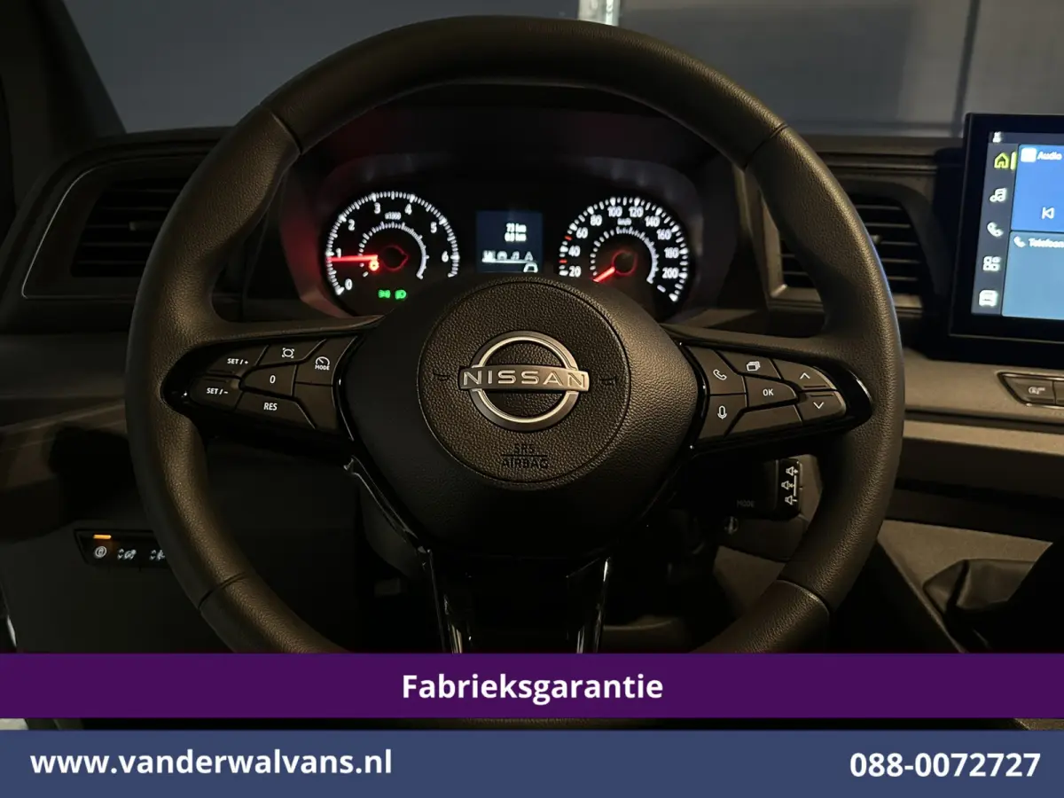 2.3 dCi 131pk L2H2 Fabrieksgarantie Euro6 Airco | LED | Apple Carplay | Cruisecontrol | Android Auto Parkeersensoren, Bijrijdersbank, 2500kg trekvermogen