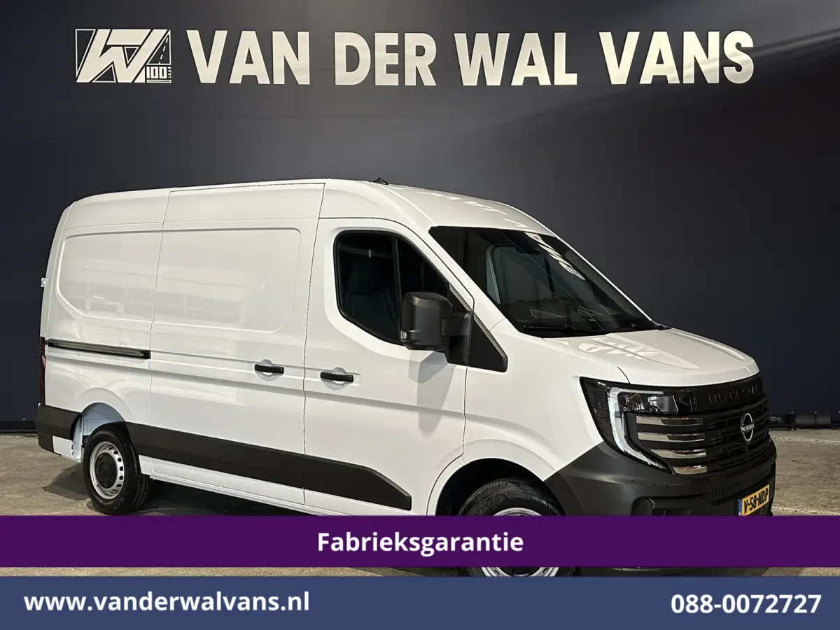 2.3 dCi 131pk L2H2 Fabrieksgarantie Euro6 Airco | LED | Apple Carplay | Cruisecontrol | Android Auto Parkeersensoren, Bijrijdersbank, 2500kg trekvermogen