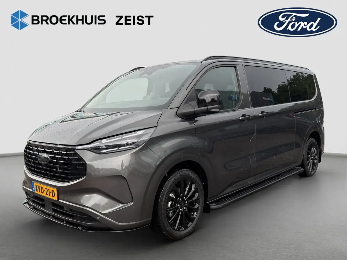 Tourneo Custom Titanium X Plug-in Hybrid 8 pers. | Black Pack Special | Elek. Trekhaak | Luxe | Op Voorraad!!