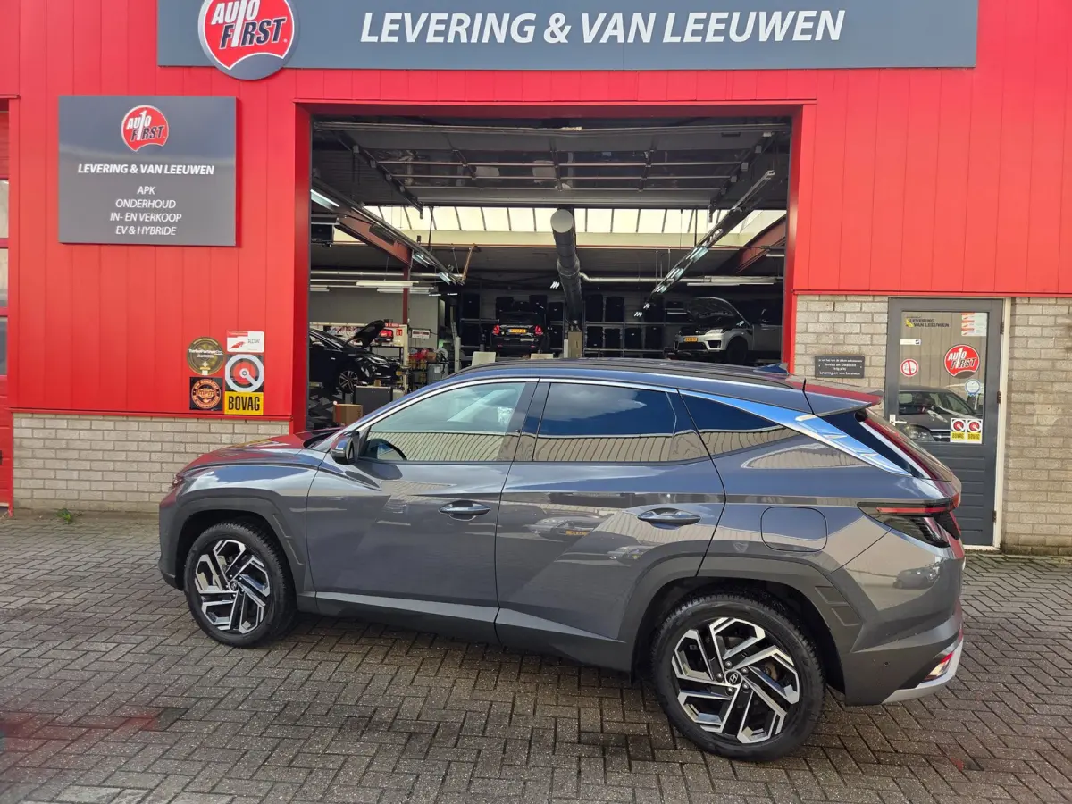 1.6 T-GDI PHEV Premium 4WD Stoelventilatie en verwarming/ Lederen bekleding/ Parkeersensoren v+a/ Rijklaarprijs!