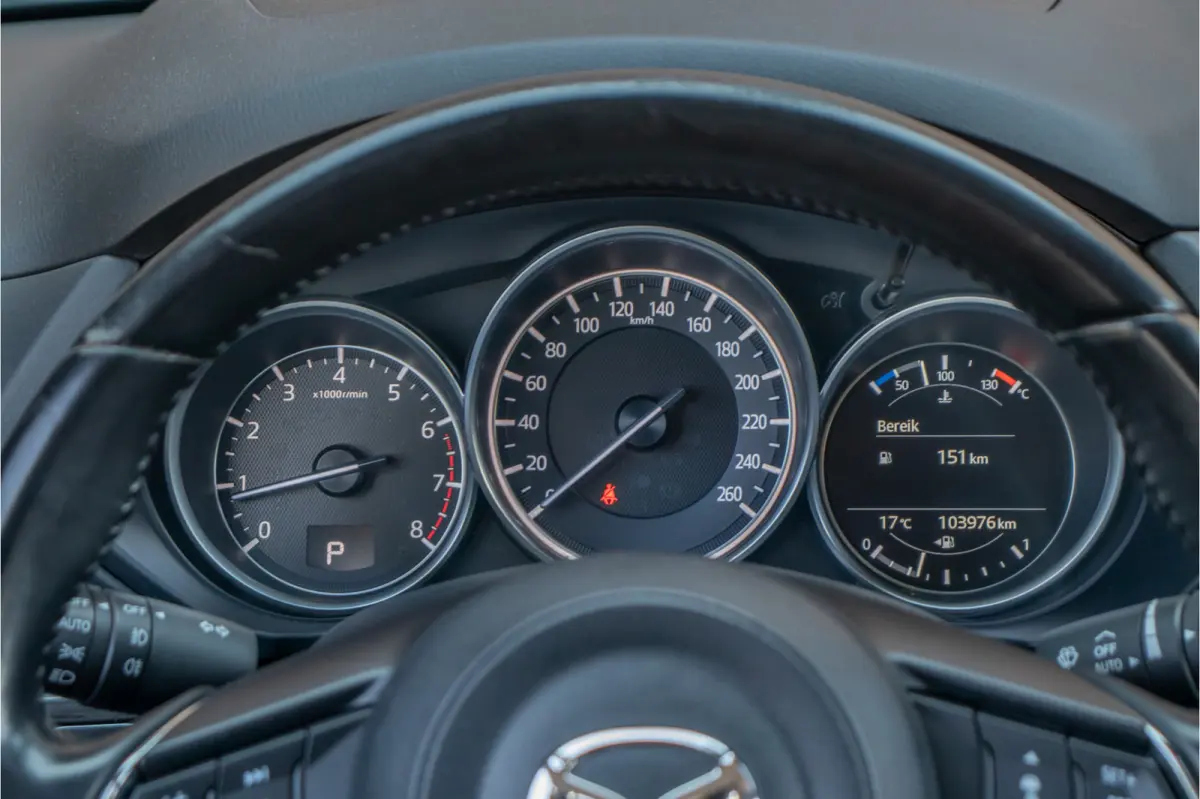 2.5 SkyActiv-G Exclusive-Line 4WD, 360 Camera, Adaptive Cruise, Trekhaak, Leder, Head-up, Memory, Stoel & Stuurverwarming.