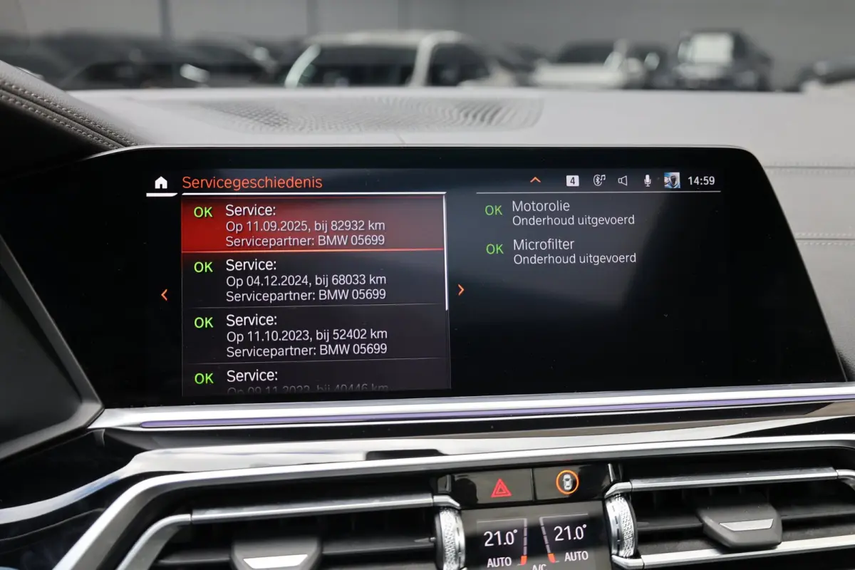 XDrive45e M-sport LED/VIRTUAL/SFEER/LUCHT/PANO/LEER+S.VERWARMING+MEMORY/20" LMV/360 CAM/ACC/ECC/12 MND GARANTIE!