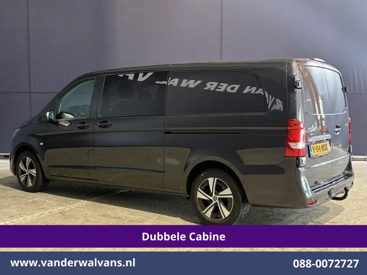 116 CDI 164pk 9G-Tronic Automaat L3H1 Dubbele Cabine Euro6 Airco | 6-Zits | 2x zijdeur | Camera Adaptieve Cruisecontrol, LM Velgen, Stoelverwarming, Leder, 2500kg Trekhaak, Parkeersensoren