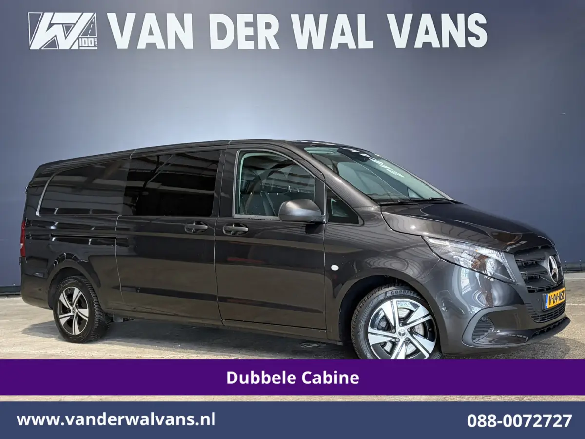 116 CDI 164pk 9G-Tronic Automaat L3H1 Dubbele Cabine Euro6 Airco | 6-Zits | 2x zijdeur | Camera Adaptieve Cruisecontrol, LM Velgen, Stoelverwarming, Leder, 2500kg Trekhaak, Parkeersensoren