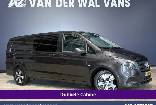 116 CDI 164pk 9G-Tronic Automaat L3H1 Dubbele Cabine Euro6 Airco | 6-Zits | 2x zijdeur | Camera Adaptieve Cruisecontrol, LM Velgen, Stoelverwarming, Leder, 2500kg Trekhaak, Parkeersensoren