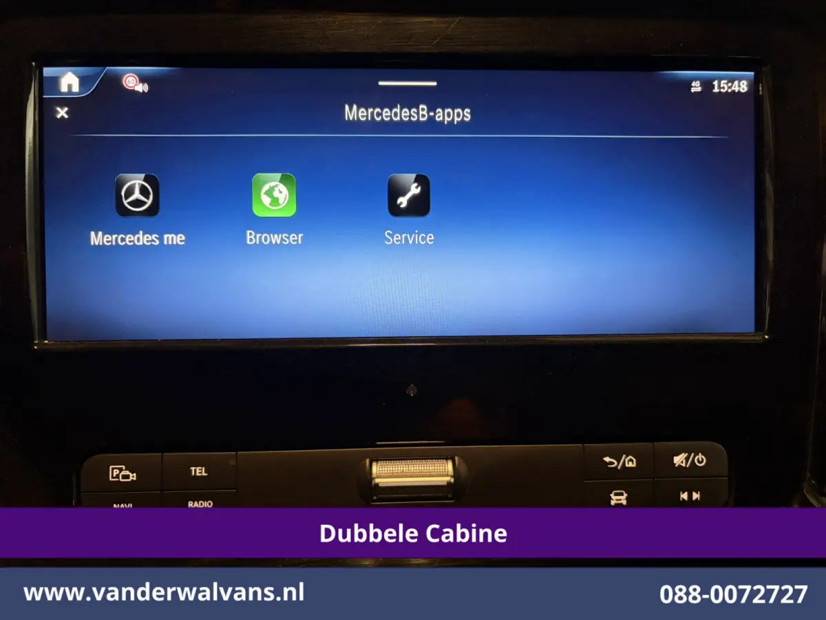 116 CDI 164pk 9G-Tronic Automaat L3H1 Dubbele Cabine Euro6 Airco | 6-Zits | 2x zijdeur | Camera Adaptieve Cruisecontrol, LM Velgen, Stoelverwarming, Leder, 2500kg Trekhaak, Parkeersensoren