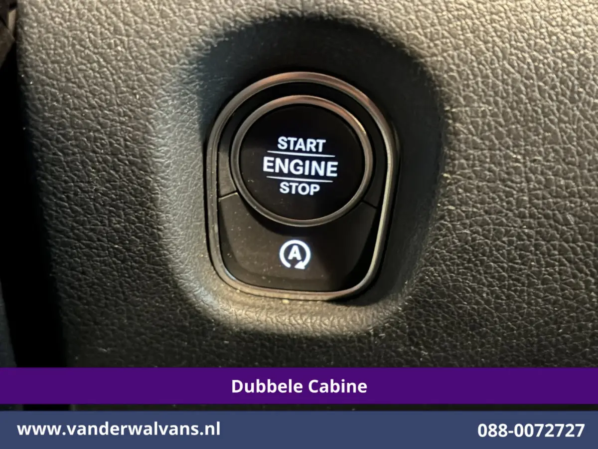 116 CDI 164pk 9G-Tronic Automaat L3H1 Dubbele Cabine Euro6 Airco | 6-Zits | 2x zijdeur | Camera Adaptieve Cruisecontrol, LM Velgen, Stoelverwarming, Leder, 2500kg Trekhaak, Parkeersensoren