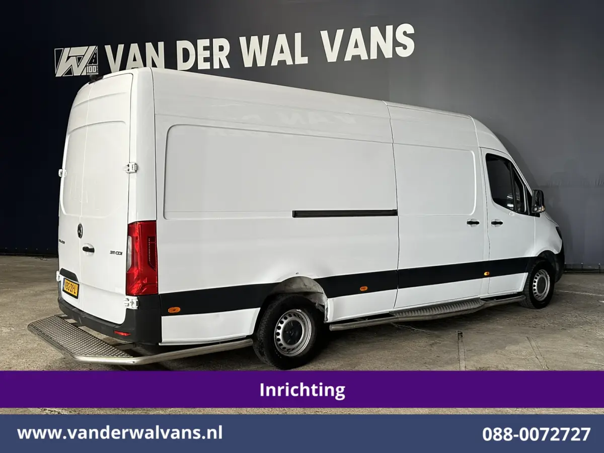 311 CDI Automaat L3H2 *PostNL inrichting* Euro6 Airco | Camera | Schappen Doorloopdeur, 270 Gr. achterdeuren, Sidebars