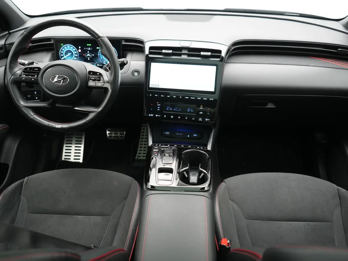 1.6 T-GDI N Line 4WD PHEV 265pk Dealer O.H | Panodak | Trekhaak Afn. | Adaptive Cruise | 360 Camera | Alcantara Sportstoelen Memory & Ventilatie | Stoelen & Stuur Verwarmd | Krell Audio | Ca