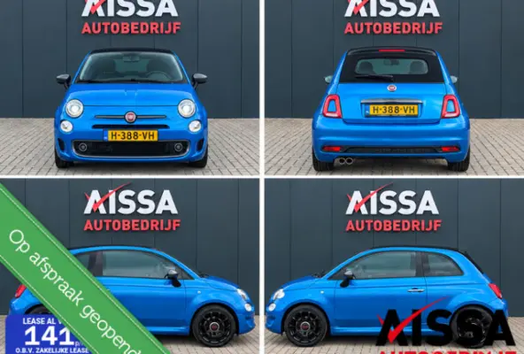 0.9 TwinAir Turbo Riva 105pk Zesbak Speciale Uitvoering Cabrio Navi Leer Cruise Clima Pdc