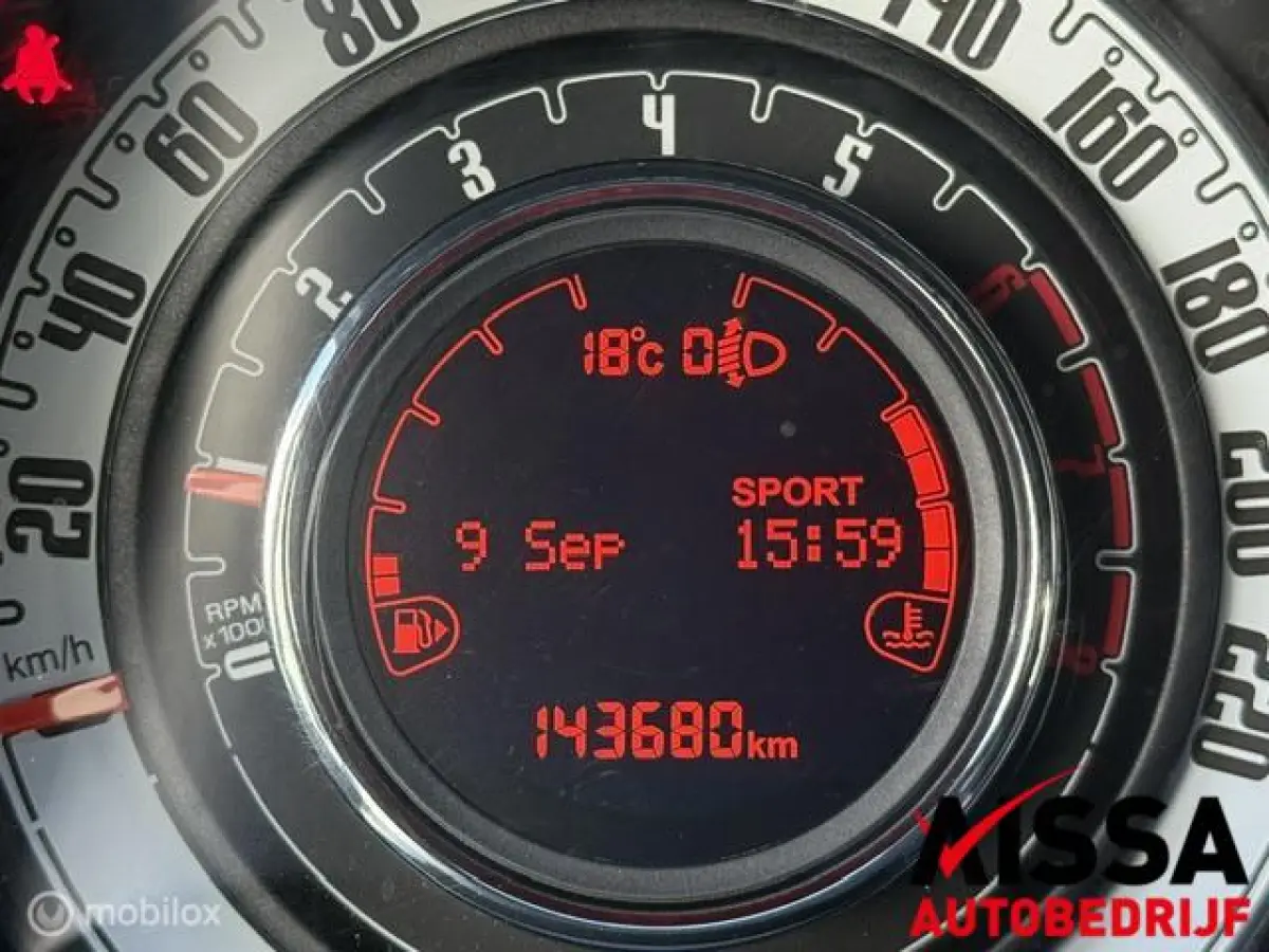 0.9 TwinAir Turbo Riva 105pk Zesbak Speciale Uitvoering Cabrio Navi Leer Cruise Clima Pdc