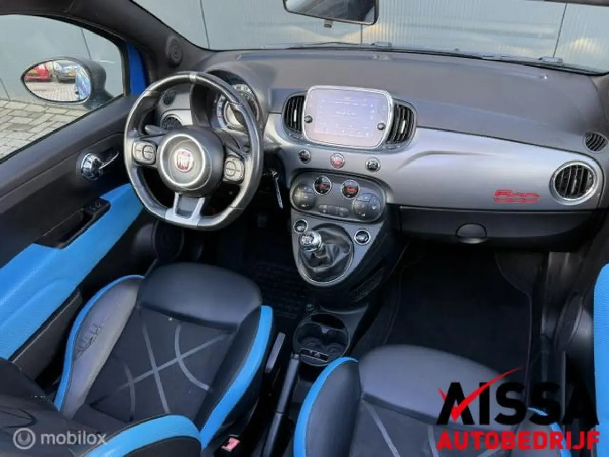 0.9 TwinAir Turbo Riva 105pk Zesbak Speciale Uitvoering Cabrio Navi Leer Cruise Clima Pdc