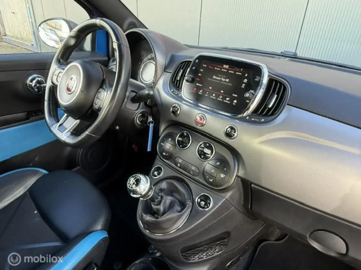 0.9 TwinAir Turbo Riva 105pk Zesbak Speciale Uitvoering Cabrio Navi Leer Cruise Clima Pdc