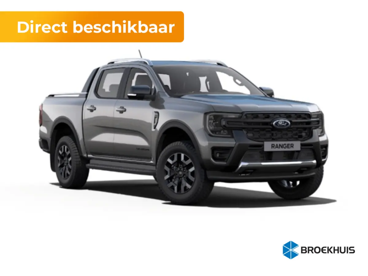 Plug-in-Hybrid Wildtrak e-4WD | Cargo Area Pack | Trekhaak (13-polig) | Power Rollertop, zwart | 18" LMV | Getint glas