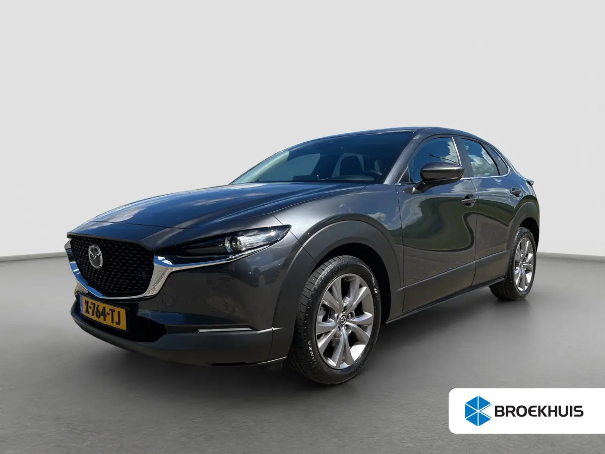 2.0 186pk e-SkyActiv-X M Hybrid Exclusive-line | Camera | Adaptive cruise controle | Carplay | Dodehoek detectie | Climate controle | Draadloos laden | Keyless entry | Parkeersensoren voor e
