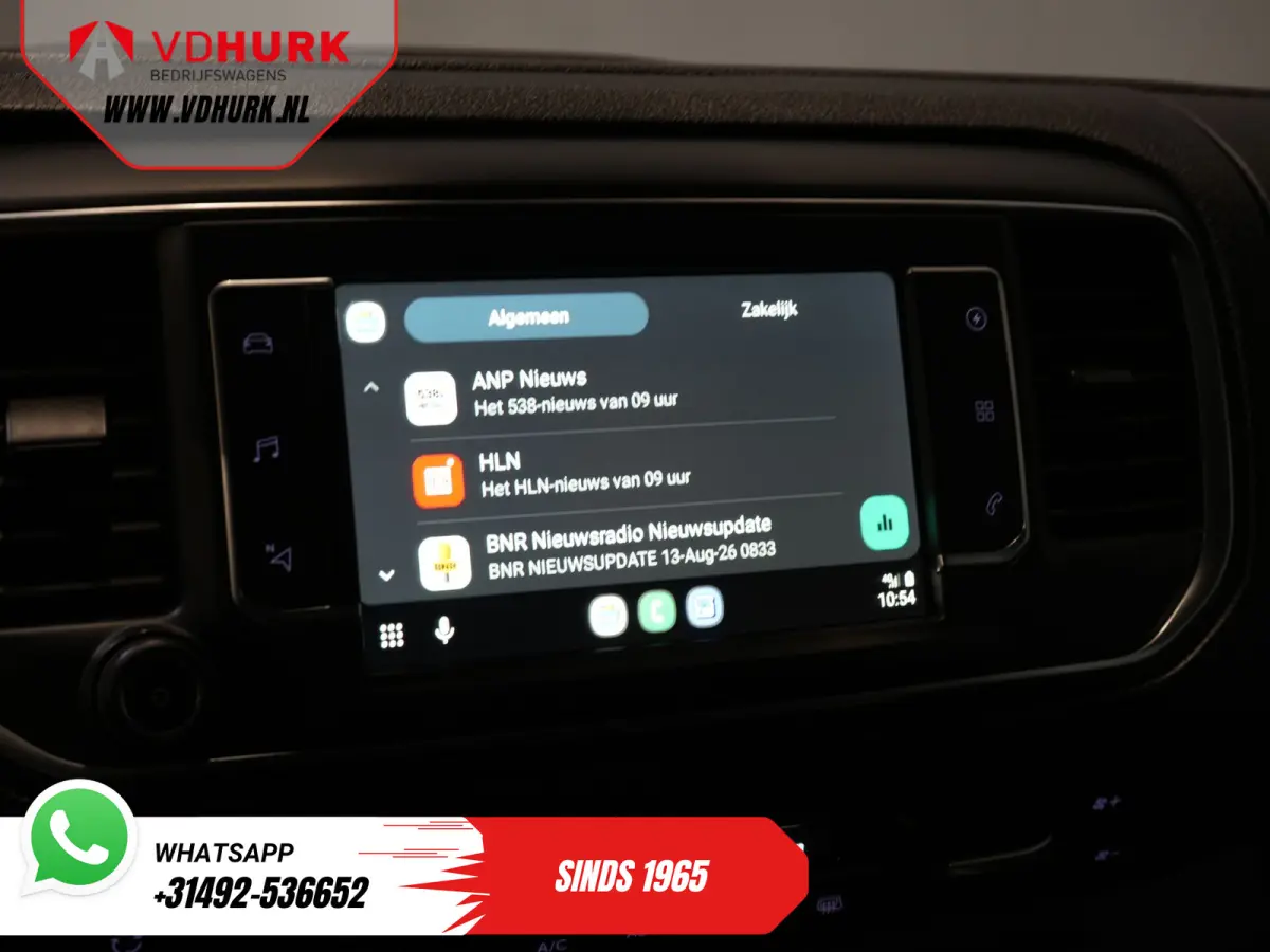 Worker L3 75 kWh 345km WLTP 2x Schuifdeur/ LED/ Head-Up/ Snellader/ Keyless/ Stoelverw./ Carplay/ Navi/ Camera/ Climate/ PDC/ LMV/ Cruise/ Trekhaak