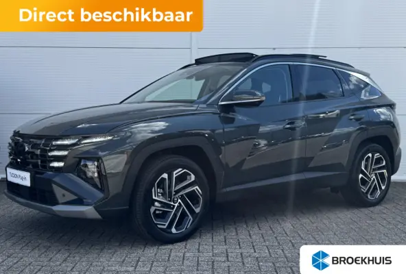 1.6 T-GDI PHEV Premium Sky/ €6.000,- Voordeel / Modeljaar 2026 / Direct beschikbaar / Rijklaarprijs / 19-inch lichtmetalen velgen | Cypress Green | elektrisch glazen panorama-dak | Apple C