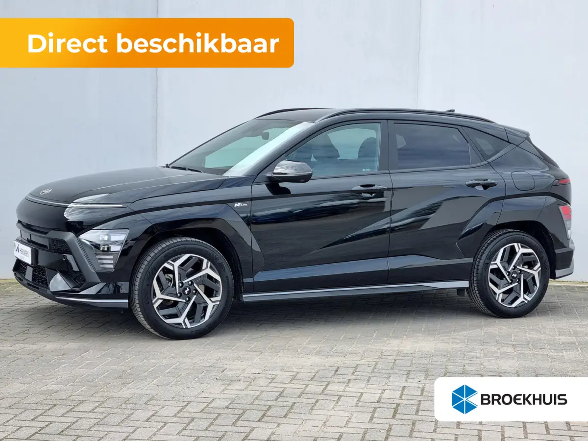 1.6 GDI HEV N Line ** Nu met € 4.500 Voordeel ** Nieuw uit voorraad leverbaar ** | Abyss Black Pearl | Apple Carplay/Android Auto | Audio installatie premium