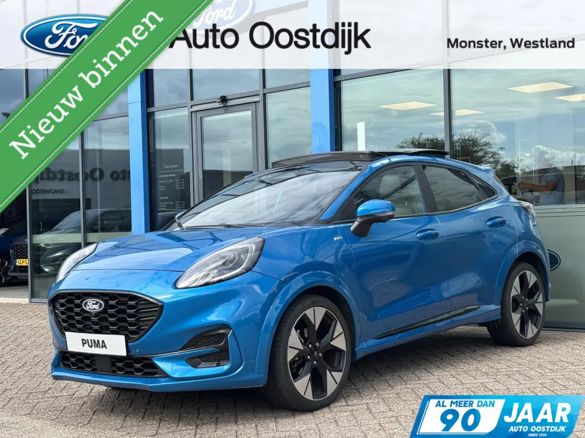 1.0 EcoBoost ST-Line X 155PK Automaat Afn. Trekhaak Panodak Winterpack Adaptieve Cruise 19" Velgen Camera B&O Keyless Matrix-LED Climate Privacy Glass *Full-Options*