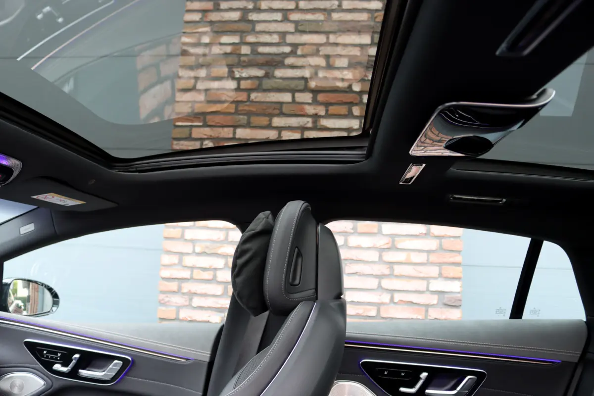 450+ Luxury Line 108 kWh | Luchtvering | Achterasbesturing | Hyperscreen | Distronic+ | MBUX Tablet | Elek. Achterbank | Nekverwarming | Massage | Burmester | HUD |