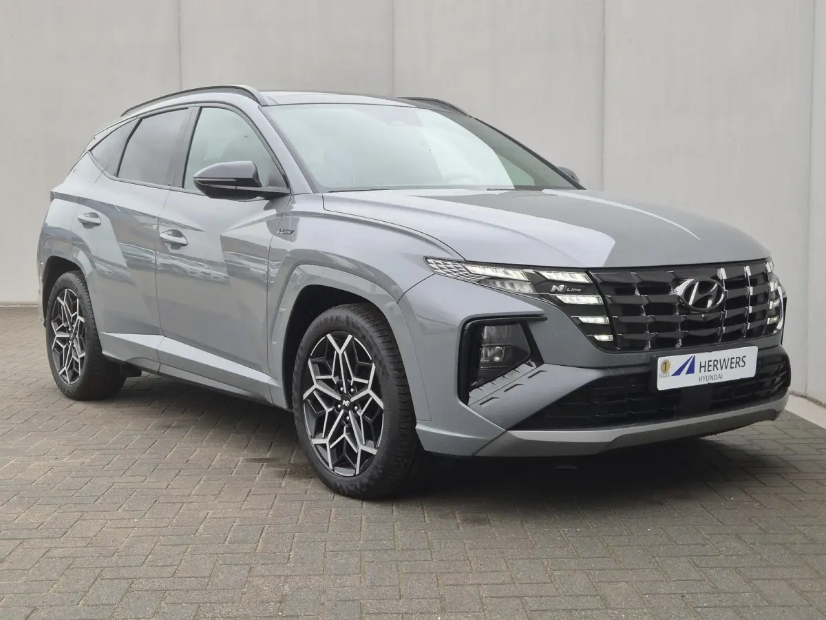 1.6 T-GDI HEV N Line Sky / Dealer onderhouden / Fabrieksgarantie tot 03-2027 / Trekhaak afneembaar / Panorama schuifdak / Trekgewicht 1650 kg / Navigatie / Apple Carplay Android / Elektrisch
