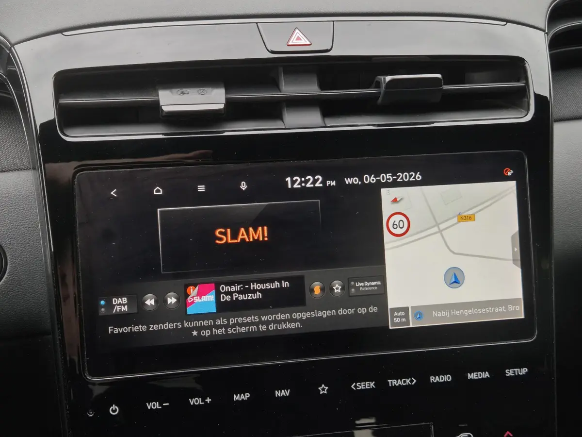 1.6 T-GDI HEV N Line Sky / Dealer onderhouden / Fabrieksgarantie tot 03-2027 / Trekhaak afneembaar / Panorama schuifdak / Trekgewicht 1650 kg / Navigatie / Apple Carplay Android / Elektrisch