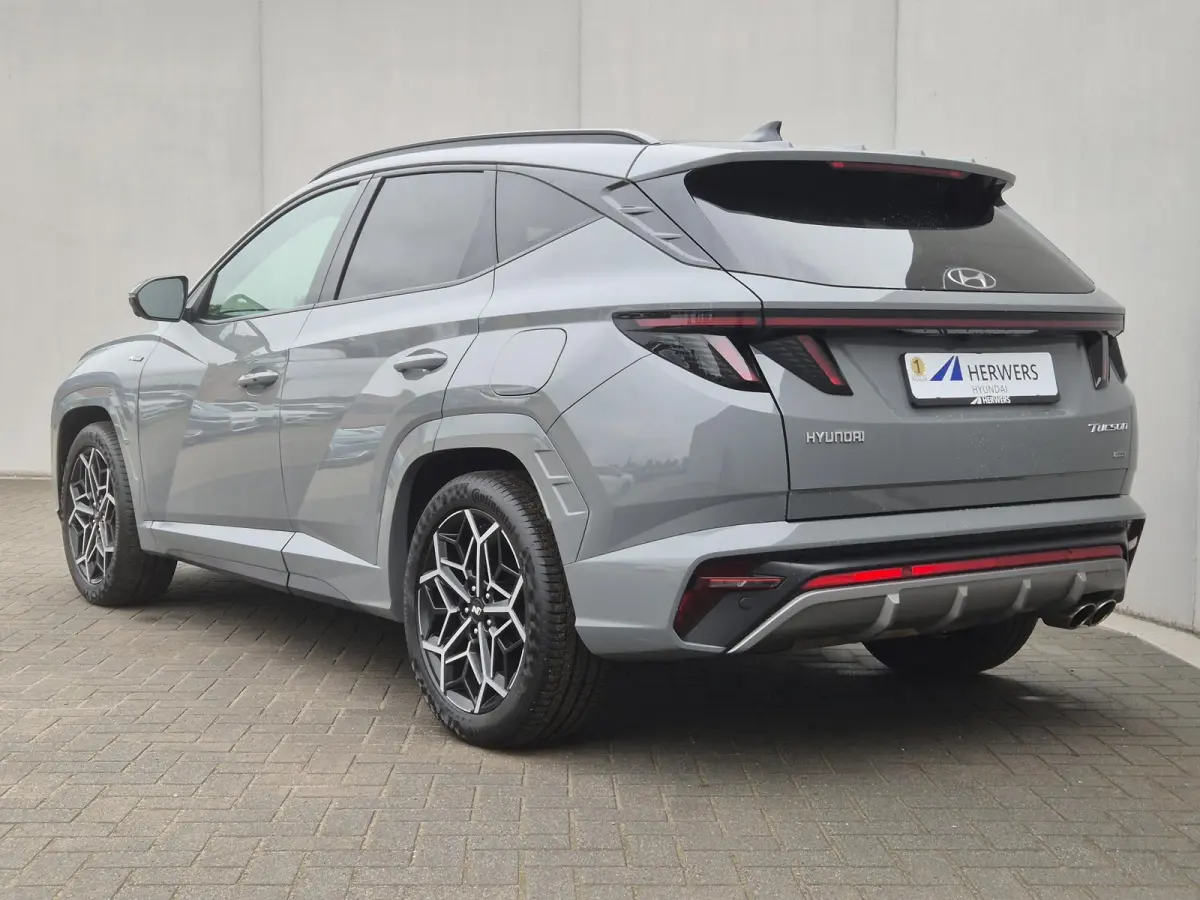 1.6 T-GDI HEV N Line Sky / Dealer onderhouden / Fabrieksgarantie tot 03-2027 / Trekhaak afneembaar / Panorama schuifdak / Trekgewicht 1650 kg / Navigatie / Apple Carplay Android / Elektrisch