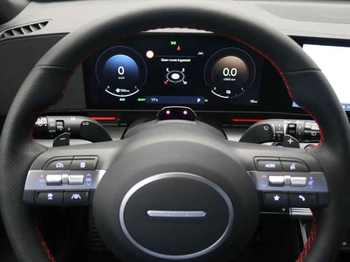 1.6 GDI HEV N Line / N-Line interieur & Exterieur / Leer-Alcantara / Adaptieve Cruise Control / 18" LMV / Stoelverwarming & koeling voor / Full Option /