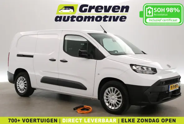 e-Proace Challenger 50 kWh | Snelladen | SOH 98% | Airco | Camera | Virtual | 3 Zits | Cruise | Carplay | Parkeersens.