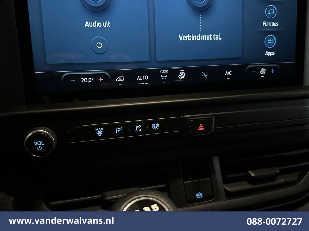 2.0 TDCI L1H1 Euro6 Airco | Camera | LED | Apple Carplay | Cruisecontrol Verwarmde Voorruit, Android Auto, Parkeersensoren, Bijrijdersbank