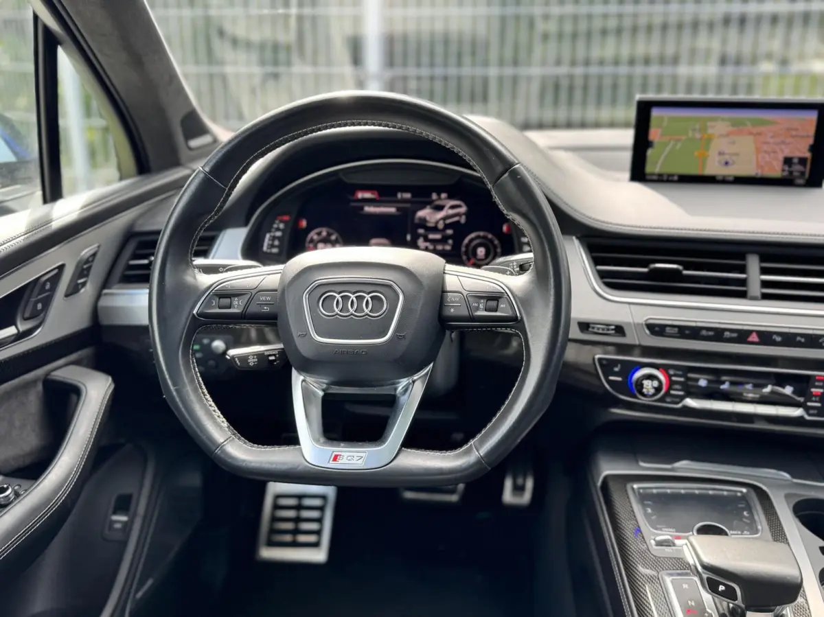 SQ7 4.0 TDI 435|7-zitter|B&O adv|Pano|Rolstabilisator|Volleder| 22” | HUD | Night Vision |Absoluut vol!