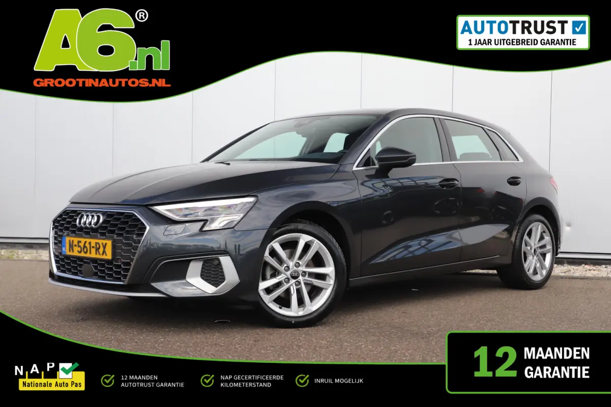 30 TFSI Advanced edition Automaat Trekhaak LMV Sportstoelen LED Navigatie Carplay Android Climate Adaptive Cruise Parkeersensor