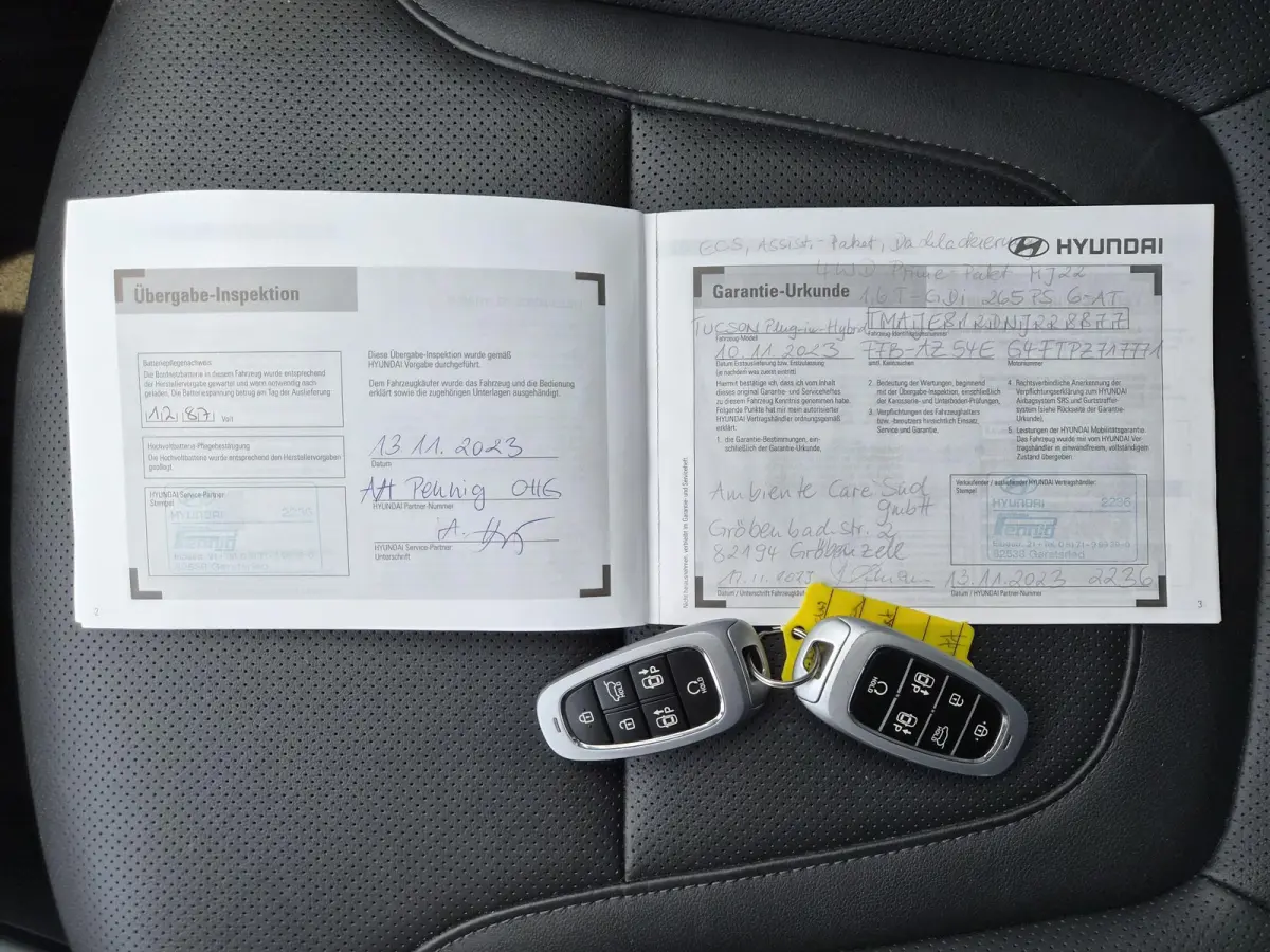 1.6 T-GDI PHEV Premium 4WD / Fabrieksgarantie tot 11-2028 / Dealer onderhouden / Trekgewicht 1350 kg / Rondomzicht camera / Stuur- Stoel & Achterbank verwarming / Adaptief cruise control / S