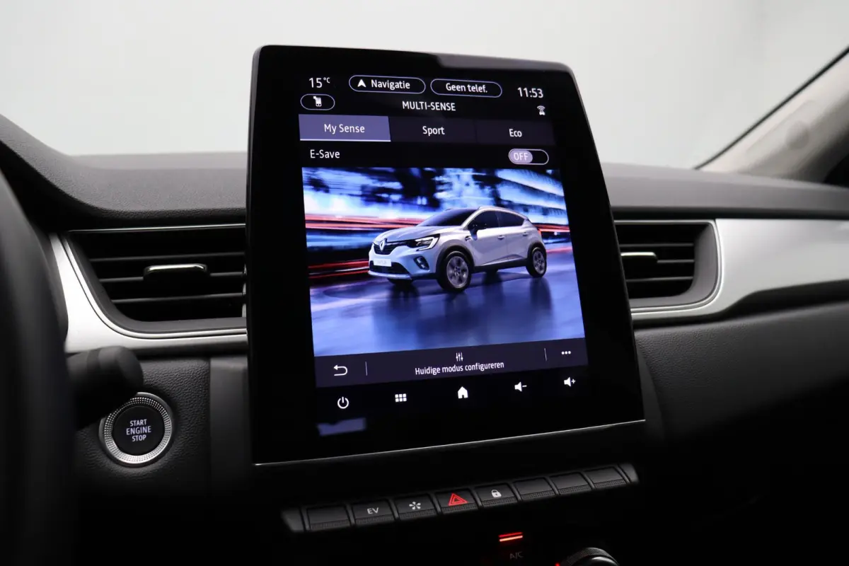 E-Tech Hybrid 145PK Techno | Grootscherm navigatie | Digitaal dashboard | Achteruitrijcamera | Parkeersensoren voor/achter | Camera |