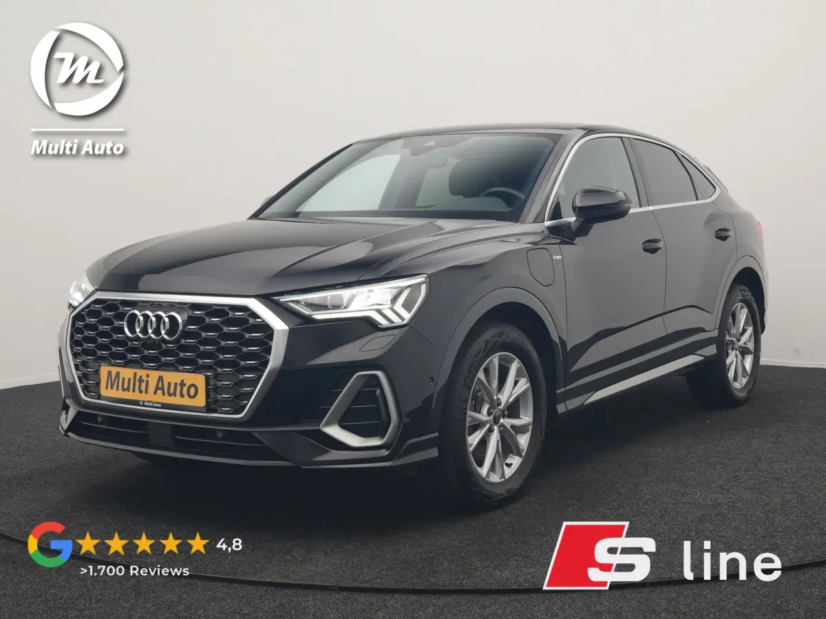 45 TFSI e 2x S Line PHEV 245pk Dealer O.H | Adaptive Cruise | 360 Camera | Blis | Sporstoelen Verwarmd | Carplay | Navigatie | DAB | Virtual | 18"L.M | Plug In Hybrid