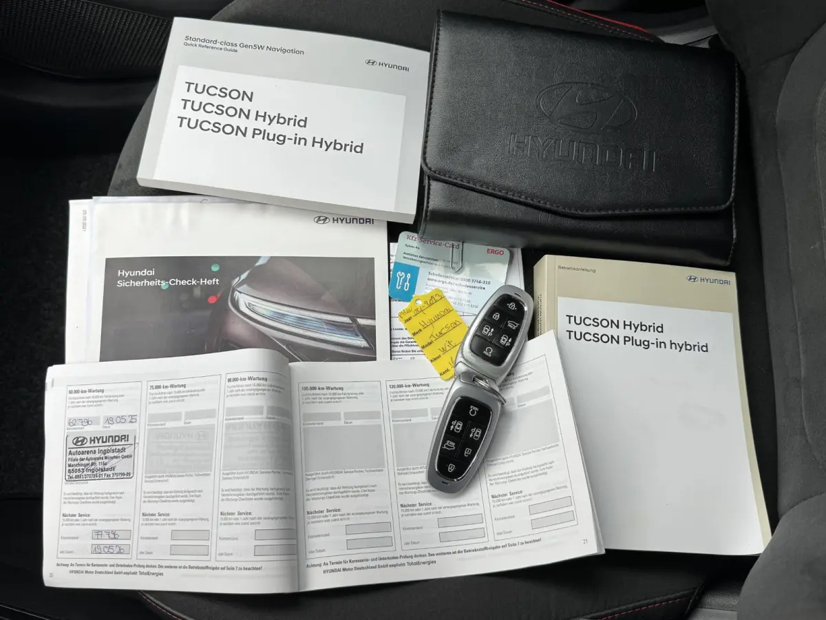 1.6 T-GDI PHEV N Line 4WD / Automaat / Dealer onderhouden / Fabrieksgarantie tot 04-2028 / Trekgewicht 1350 kg / Elektrische achterklep / Stuur- Stoel & Achterbank verwarming / Adaptief crui