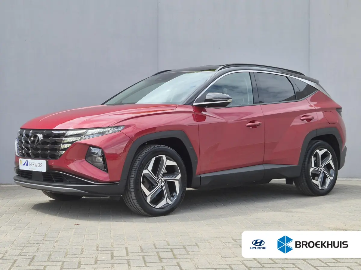 1.6 T-GDI PHEV Premium 4WD / Fabrieksgarantie tot 10-2027 / Dealer onderhouden / Trekgewicht 1350 kg / Elektrische achterklep / Rondomzicht camera / Stuur- Stoel & Achterbankverwarming / Ada
