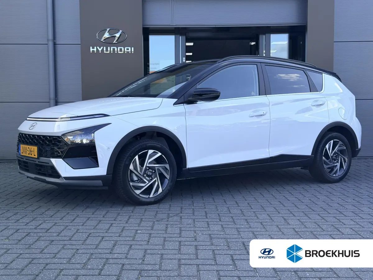 1.0 T-GDI Premium Automaat / Automaat / LED Verlichting / Stoel- & Stuurverwarming / Keyless / Climate Control / Adaptive Cruise Control / Navigatie / Achteruitrijcamera / Parkeersensoren Vo