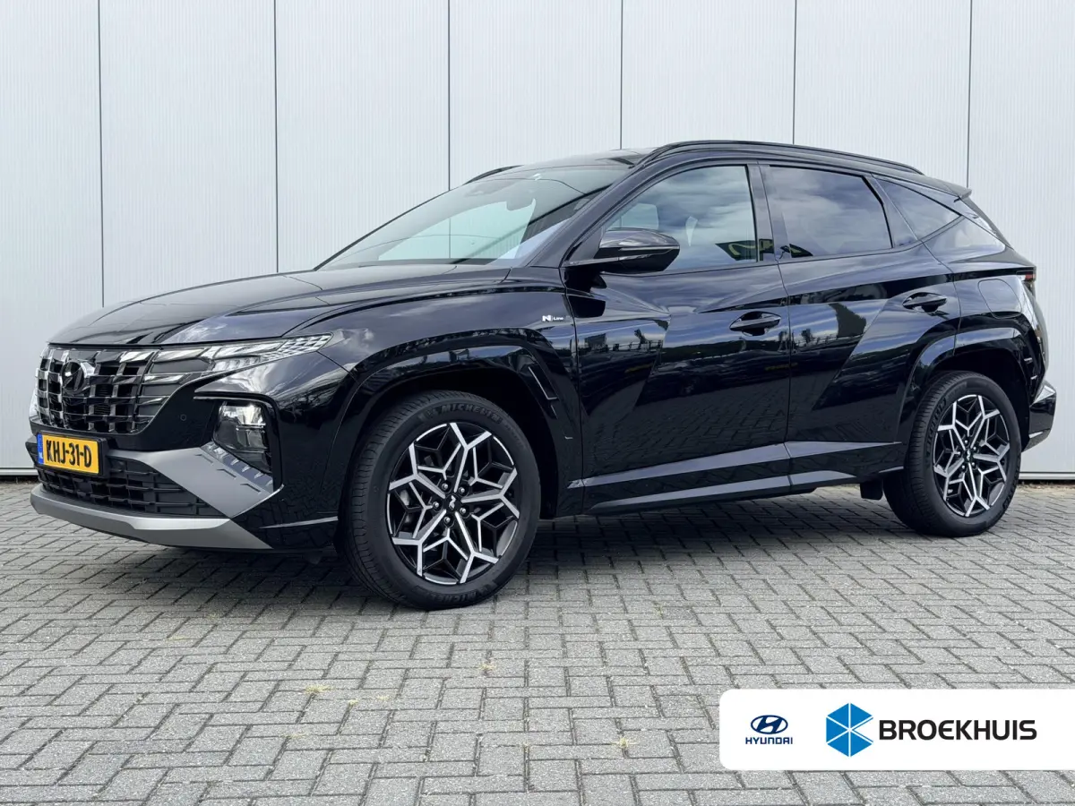 1.6 T-GDI HEV 230pk N Line Edition Automaat / Fabrieksgarantie tot 03-2029 / Dealer onderhouden / Trekgewicht 1650 kg / Stoelverwarming / Achteruitrijcamera / cruise control / Climate contro